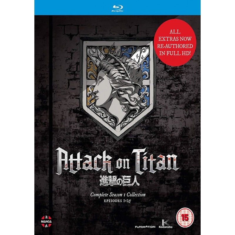 Product Image: Attack on Titan Season 1 Collection (15) Blu-Ray