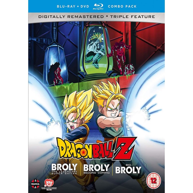 Product Image: Dragon Ball Z Movie Collection Five: The Broly Trilogy (PG) BD/DVD