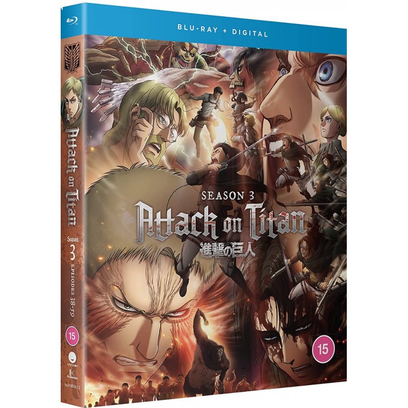 Product Image: Attack on Titan - Season 3 Collection (15) Blu-Ray