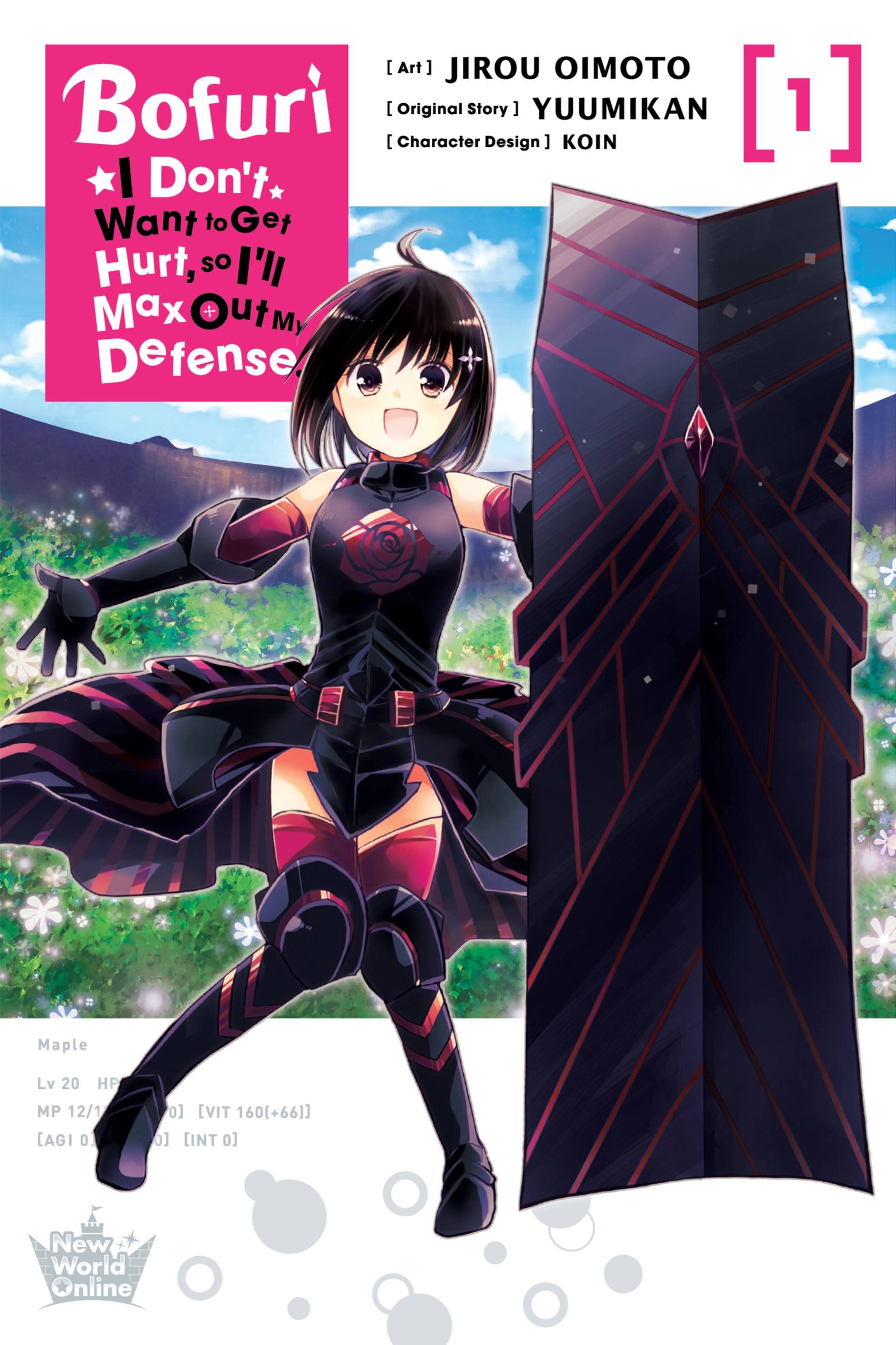 Product Image: Bofuri: I Don't Want to Get Hurt, so I'll Max Out My Defense., Vol. 1 (manga)