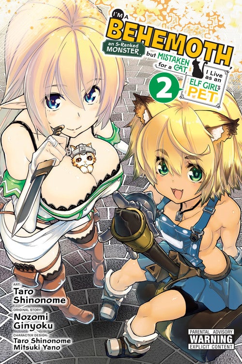 Product Image: I'm a Behemoth, an S-Ranked Monster, but Mistaken for a Cat, I Live as an Elf Girl's Pet, Vol. 2 (manga)